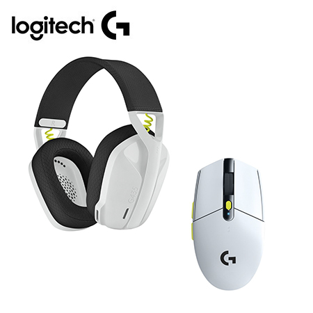 AUDIFONO C/MICROF. LOGITECH G435 + MOUSE G305 WIRELESS BLACK/WHITE/GREEN (981-001161)